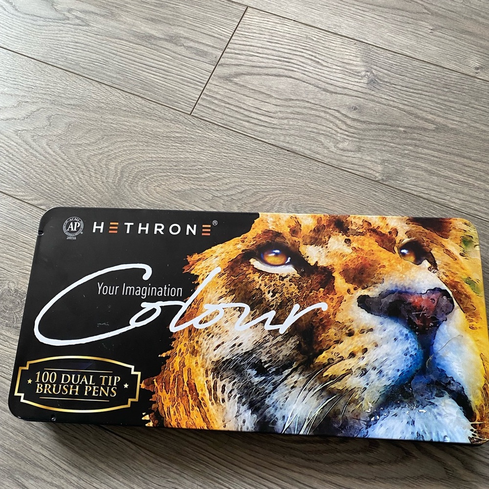 Hethrone Dual Tip Brush Pens Set